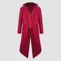 New Yan Dream Men's Gothic Medieval Tailcoat Jacket Steampunk