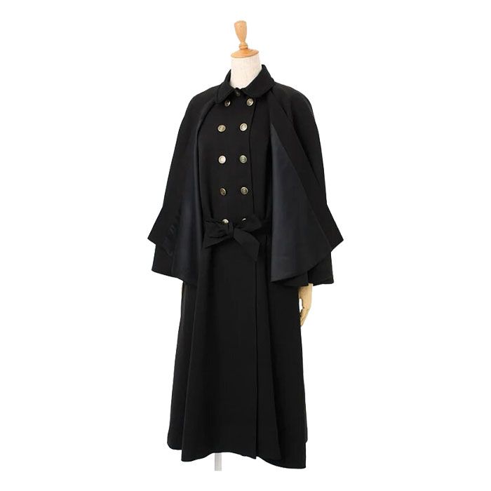 Black Ladies Black Inverness Cape