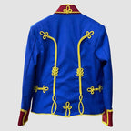 Royal Blue Hussars Jacket Scottish Tunic Jacket Military Uniform Napoleonic