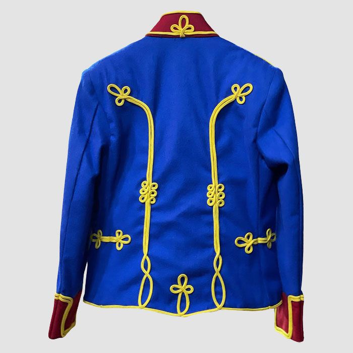 Royal Blue Hussars Jacket Scottish Tunic Jacket Military Uniform Napoleonic